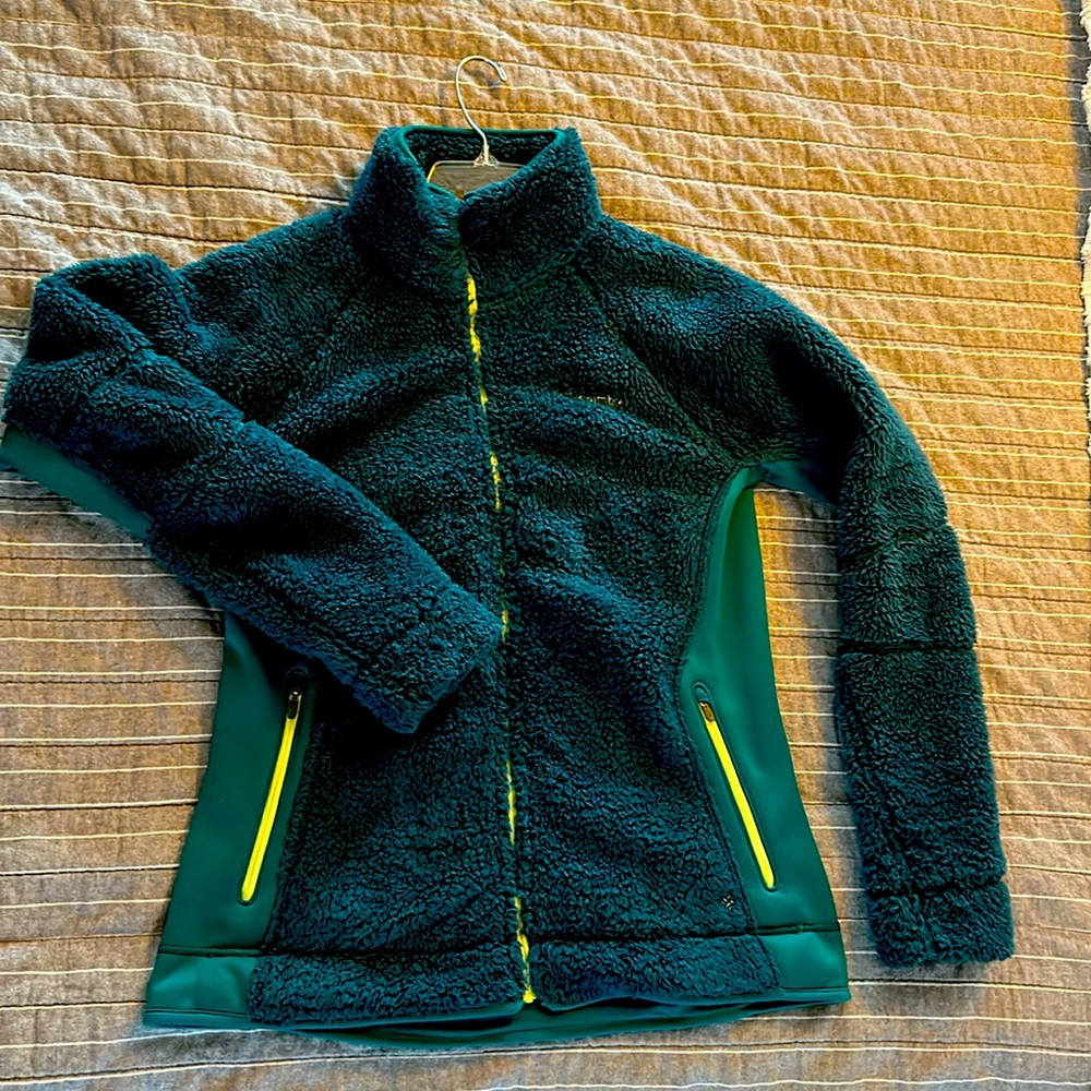 Columbia zip up fleece jacket